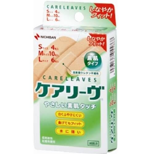 NICHIBAN 日絆 Care Leaves 可麗美 彈性OK繃 一般型 (綜合)