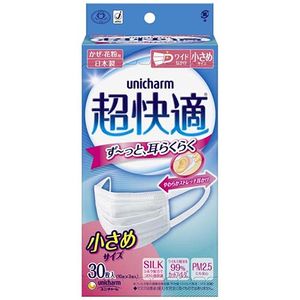 超快適マスクプリーツタイプ 30枚 unicharm【PM2.5対策】