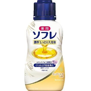 바스클린 약용 소프레 농후 촉촉 입욕액 480ml 리치 밀크향