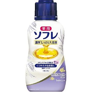浴液480毫升白色碎花的Basukurin药用SOFRE丰富的湿润气息