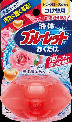 小林製薬 液体ブルーレットおくだけ つけ替用(70ml) ピンクローズの香り