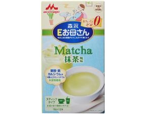 Morinaga Milk E Mom 18Gx12 Sticks Green Tea Flavor
