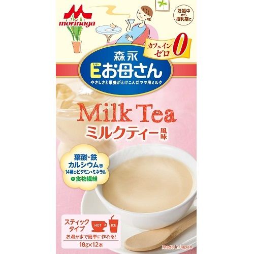 모리나가유업 E오카아상 18g×12포 밀크티 맛