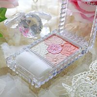 Canmake 花瓣雕刻五色腮红/修容 珠光哑光高光粉 带刷