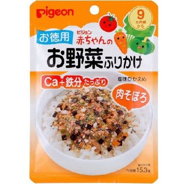 Pigeon Vegetable Rice Seasoning  (15.3g Value Pack) Minced Meat