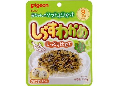 Soft "Furikake" Rice Seasoning for Baby - Shirasu Wakame 13.5g