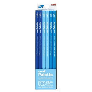 UNI 三菱鉛筆 uni Palette 學齡兒童用鉛筆 12支裝 K556 HB 粉藍色