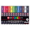 三菱鉛筆 水性簽字筆 Uni POSCA 超細字 PC1M 12色組