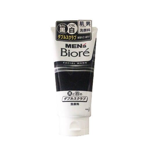 Men's Bioré Double Scrub Face Wash 130g