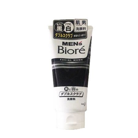 MEN'S Biore 더블 스크럽 페이셜 클렌저 130g