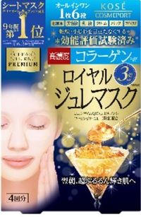 Clear Turn Premium Royal Jelly Mask High-Concentration Collagen, 4 Sheets