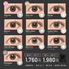 ReVIA 1month COLOR [彩色隱形眼鏡/1月/可度數/1片]