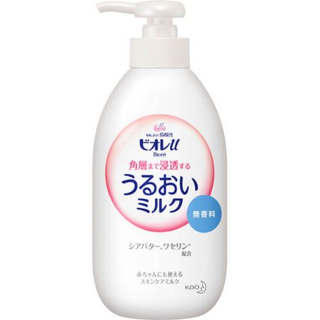 비오레u 각질층까지 촉촉하게 스며드는 보습 밀크 무향
