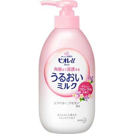비오레u 각질층까지 촉촉하게 스며드는 보습 밀크 플로럴 향