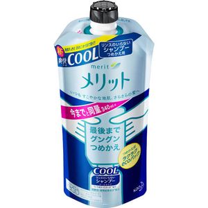 メリット リンスのいらないシャンプー クールタイプ 詰替用 340ml