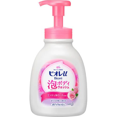 Body Wash Angel Rose fragrance pump to come out in the Biore u foam