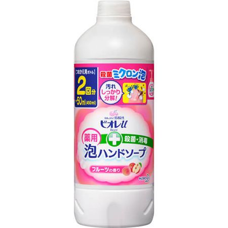 비오레u 거품 핸드솝 과일향 리필용 450ml