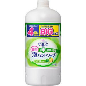 비오레 u 거품 ​​핸드 비누 시트러스 향 리필 800ml