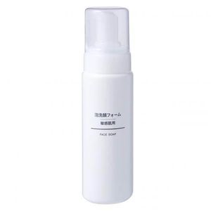 MUJI Sensitive Skin "Face Soap" Foaming Cleanser (200ml)
