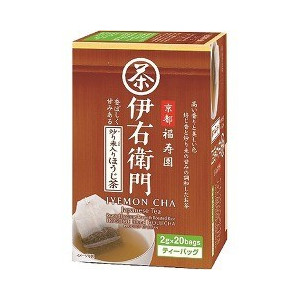 宇治之露製茶 伊右衛門 宇治Iemon炒過的大米的露水包含烘焙綠茶袋2克×20袋