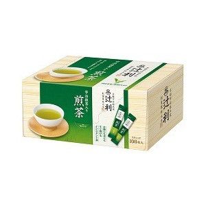 Tsujiri Instant Green Tea Sencha with Uji Matcha, 100 Sticks