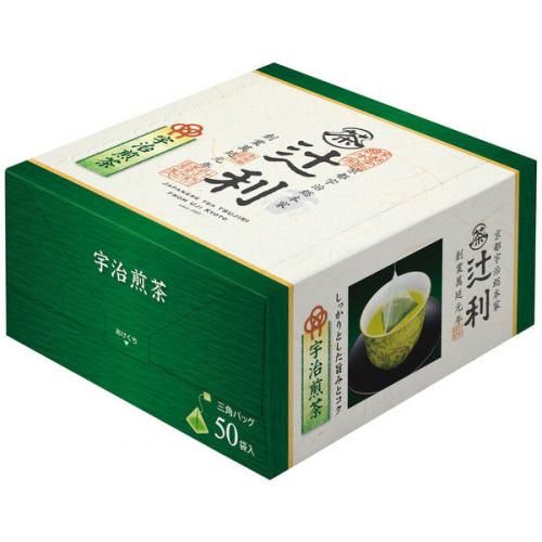 辻利 三角バッグ 宇治煎茶 50袋入