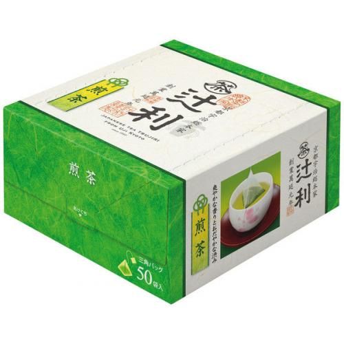 TsujiToshi triangle bag green tea 50 bags input