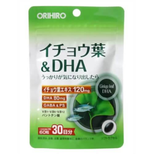 ORIHIRO Orihiro PD銀杏葉＆DHA 60粒
