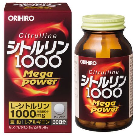 オリヒロ シトルリン Mega Power 1000 (240粒)