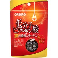 ORIHIRO Low Molecular Weight Hyaluronic Acid + 30x Concentrated Collagen 30 Tablets