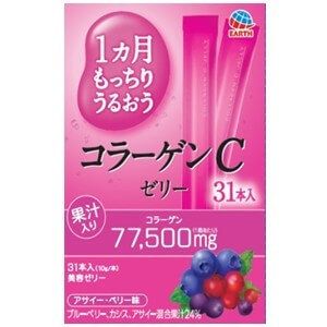 1 Month "Motchiri Uruou" Collagen C Jelly (31 Sticks)