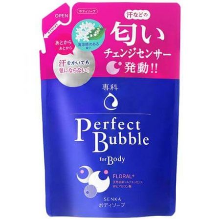 센카 퍼펙트 버블 포 바디 플로럴 플러스n 리필용 350ml