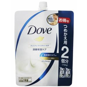 Dove Premium Moisture Care foam Body Wash Refill 720g