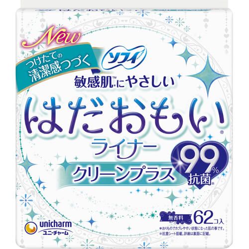 ソフィはだおもいライナー クリーンプラス 62枚入