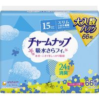 Charm Nap Absorbent Sara-Fit Slim Pads for Light Leaks, Powder Scent, 66 Count