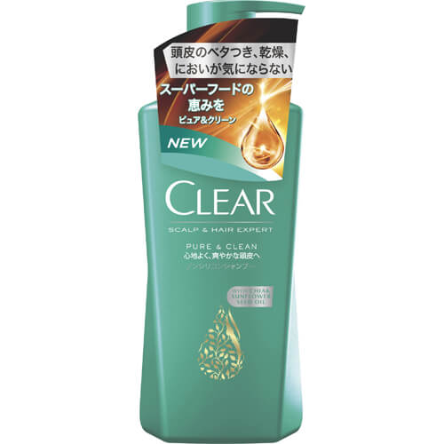 unilever 淨CLEAR 清除PURE&清潔無矽洗髮水370克