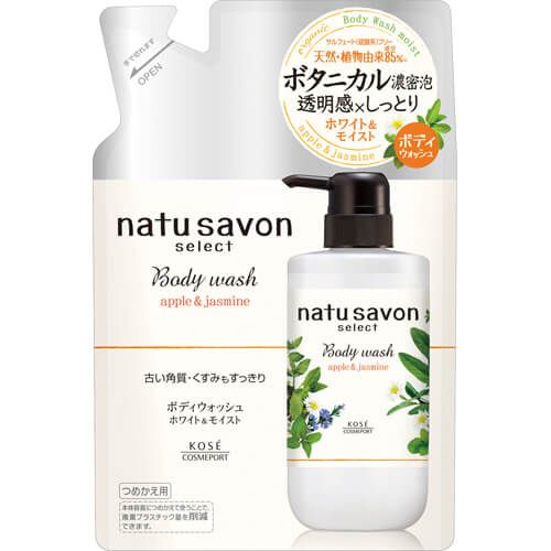 SOFTYMO Nachusabon select White Body Wash Moist Refill 360ml