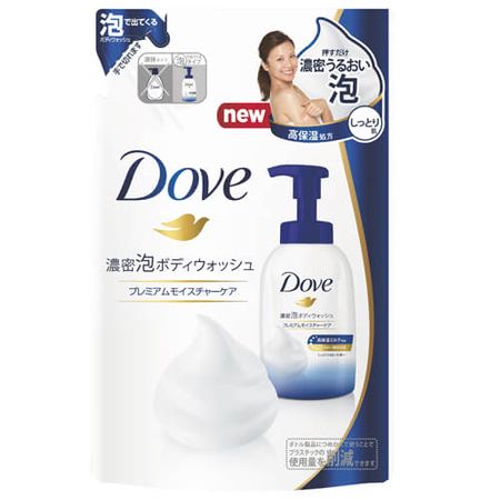 도브 고농축 거품 바디워시 프리미엄 모이스처 케어 리필용 350g