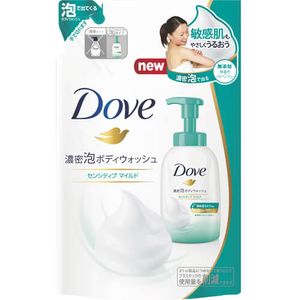 Dove dense foam Body Wash Sensitive mild Refill 350g
