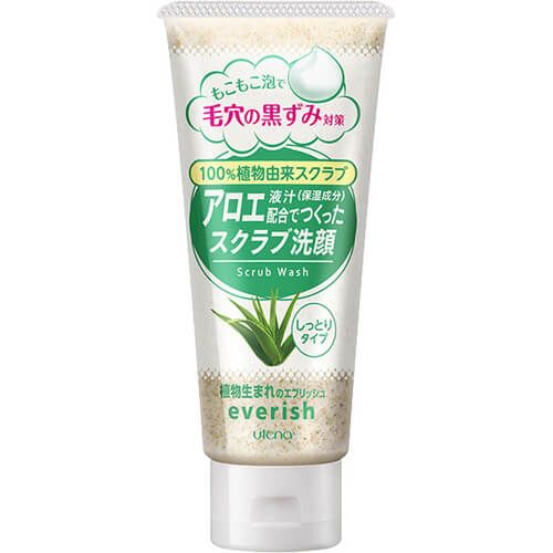 エブリッシュ スクラブ洗顔 アロエ 135g