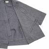 High-quality pongee woven work clothes, goldfish pattern, gray, L