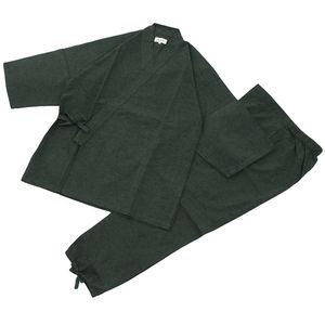 豪华春亚纺编织和尚的工作服绿色的M