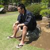Shijira-woven Jinbei with Japanese Spirit and Cherry Blossoms (Black) LL