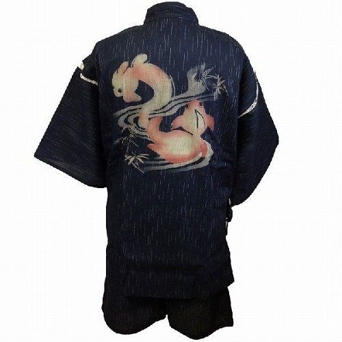 Support we weave jinbei goldfish and the Milky Way (black) M