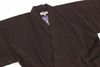Soft plain weave work clothes with dragonfly pattern on sleeve (brown) LL