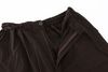 Soft plain weave work clothes, crescent moon houndstooth (brown) LL