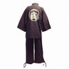 Soft plain weave soft samue cat face forward (brown) L