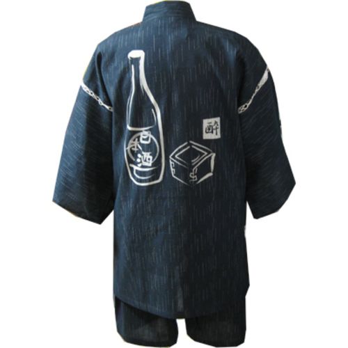 Support we weave Jinbei sake (black) M