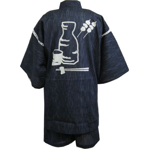 Support we weave Jinbei sake bottle (black) M