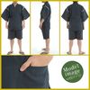 Shijira-woven Jinbei, Navy, LL